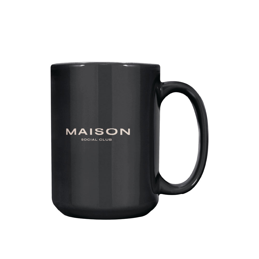 Maison Black Mug