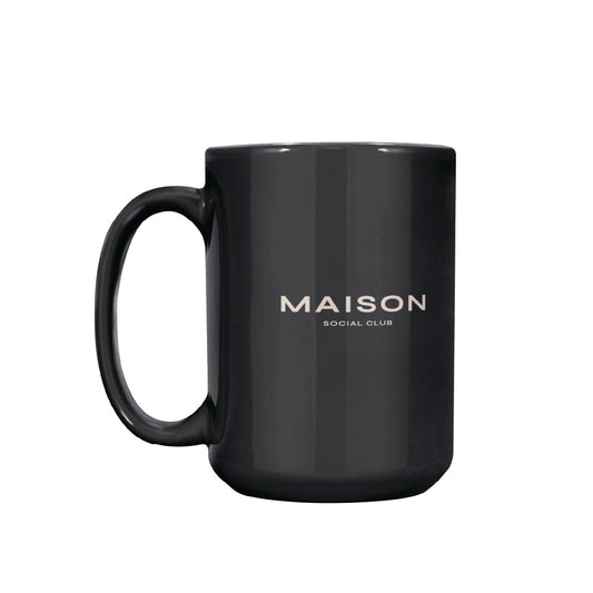 Maison Black Mug